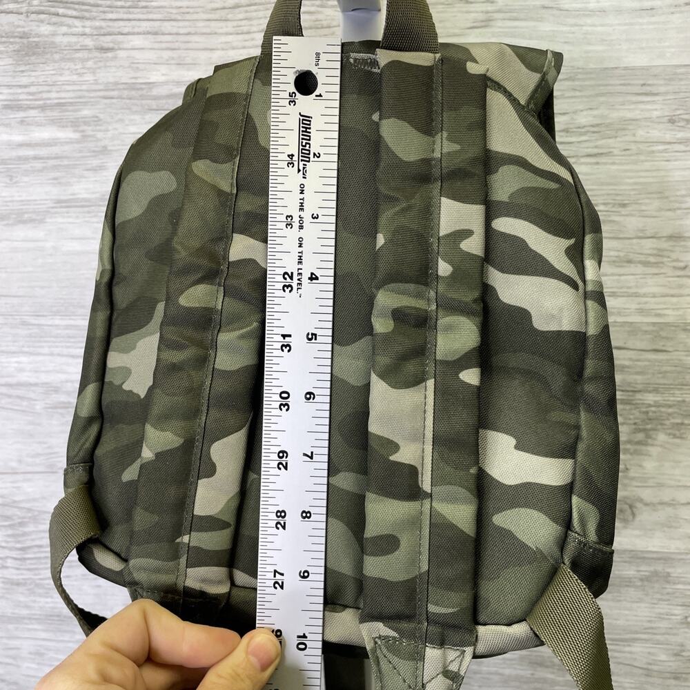 Victoria’s Secret PINK Collection Mini Camo Green Backpack Tote Bag Travel Purse - Picture 5 of 7